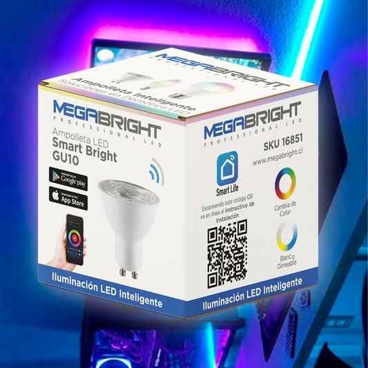 Ampolleta LED Smart RGB Inteligente