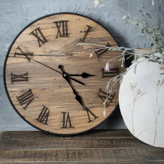 Reloj Metal Números Romanos
