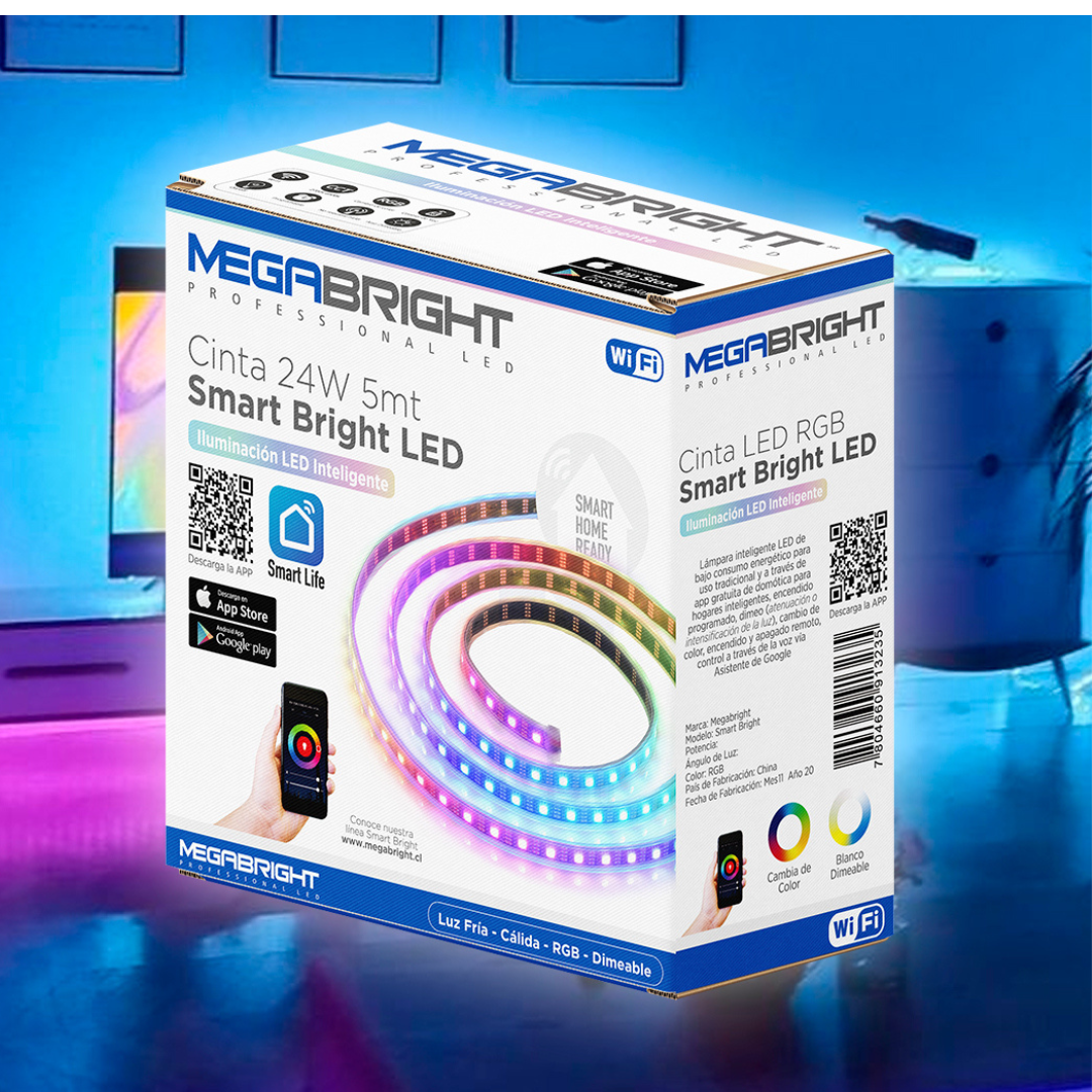 Rollo Led Smart RGB Inteligente