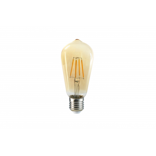Ampolleta LED Classic Vintage tipo gota, Luz Cálida, 6Watt, E-27